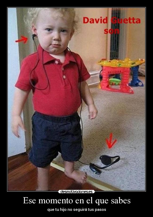 Ese momento en el que sabes - que tu hijo no seguirá tus pasos