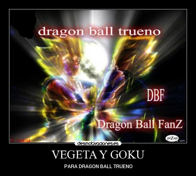 VEGETA Y GOKU -