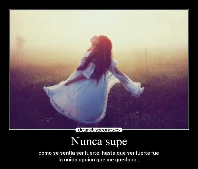 Nunca supe - 