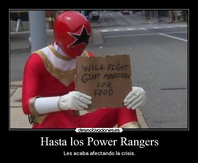 Hasta los Power Rangers - 