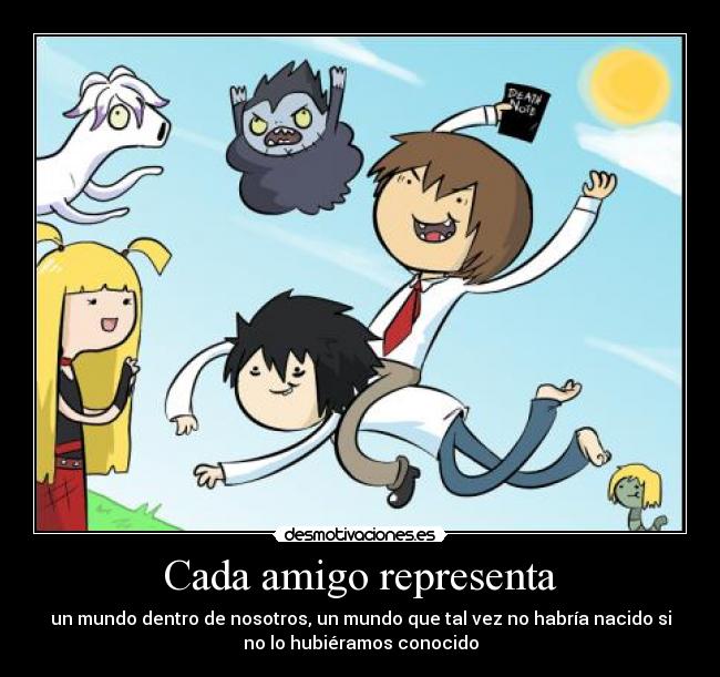 Cada amigo representa - 