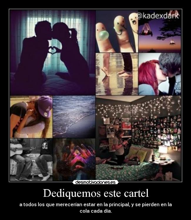 Dediquemos este cartel -