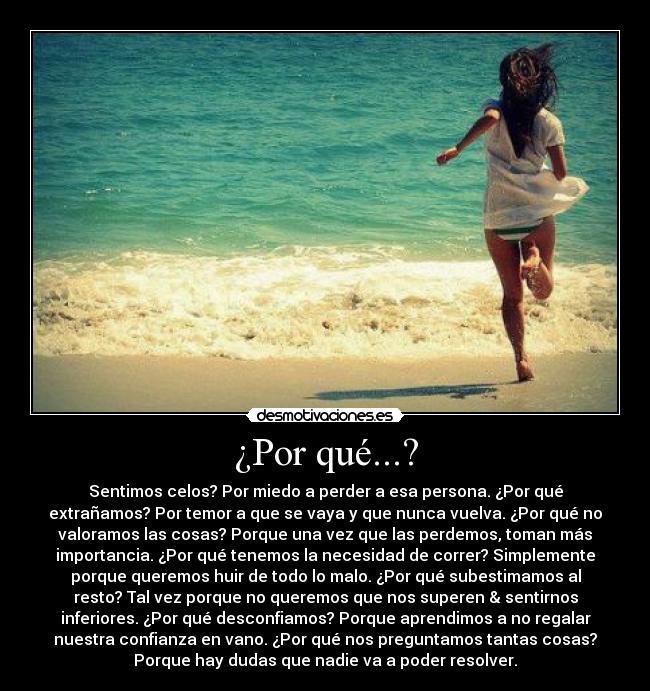 ¿Por qué...? - 