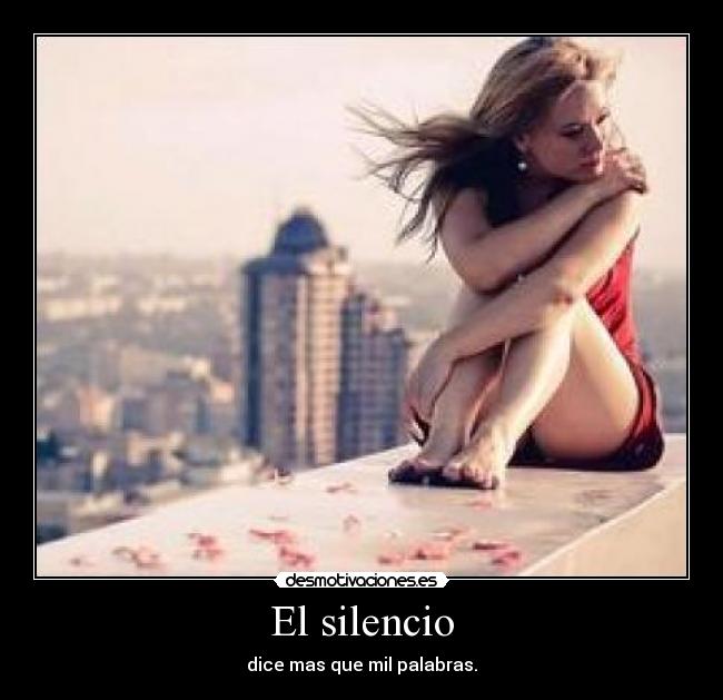 El silencio -