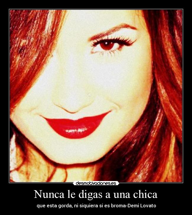 Nunca le digas a una chica - 