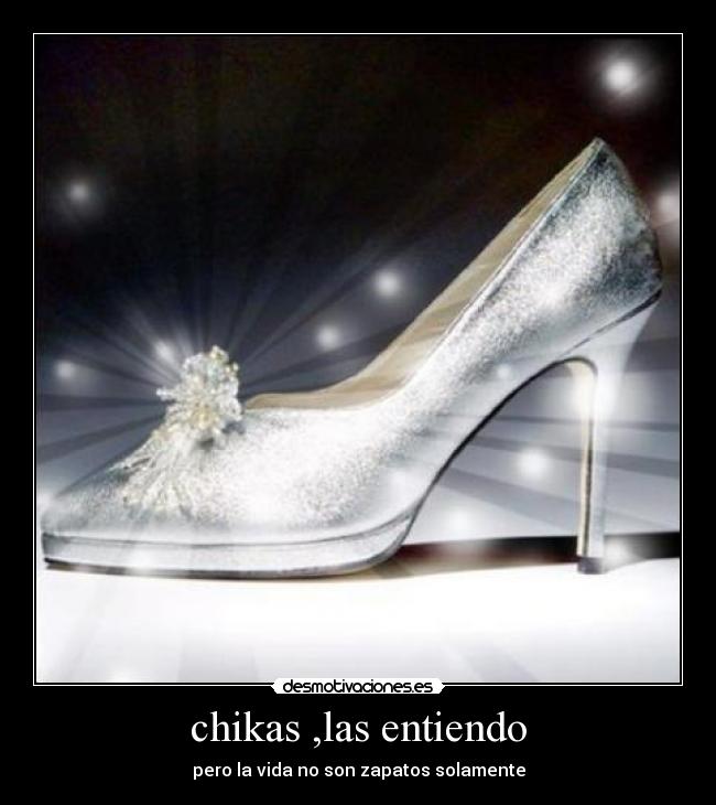 chikas ,las entiendo - pero la vida no son zapatos solamente