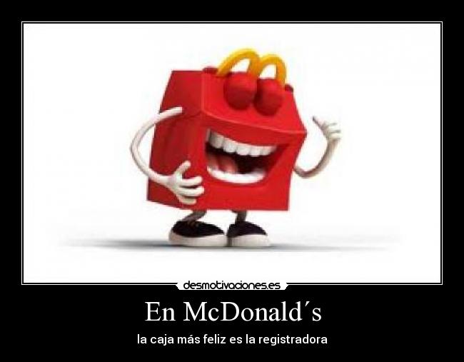 En McDonald´s -
