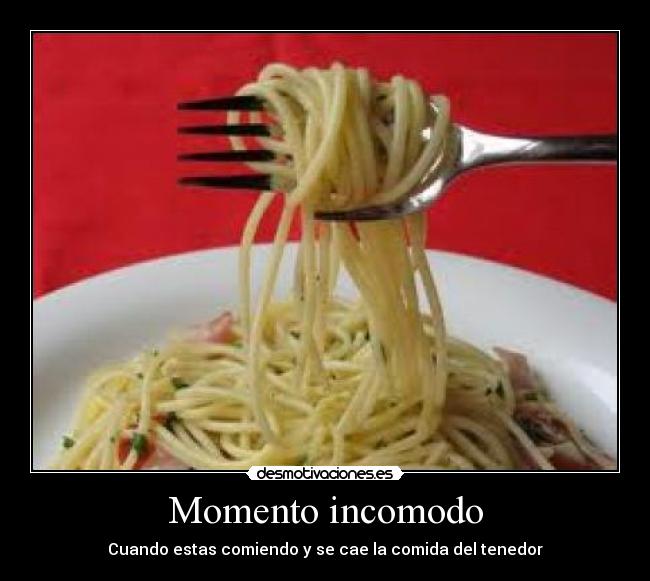 Momento incomodo -