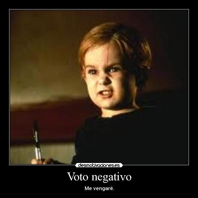 Voto negativo - 