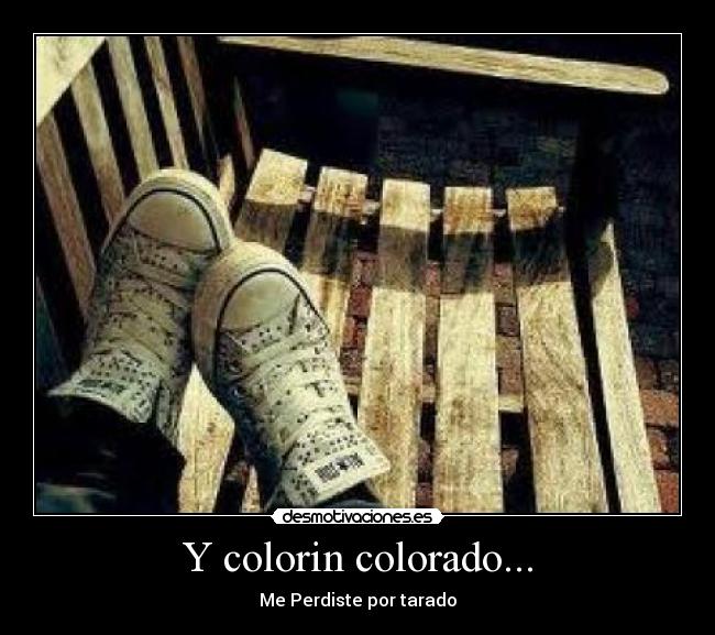 Y colorin colorado... - 