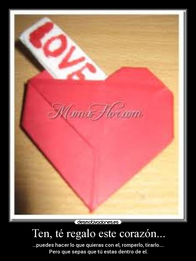 carteles corazon amor desmotivaciones