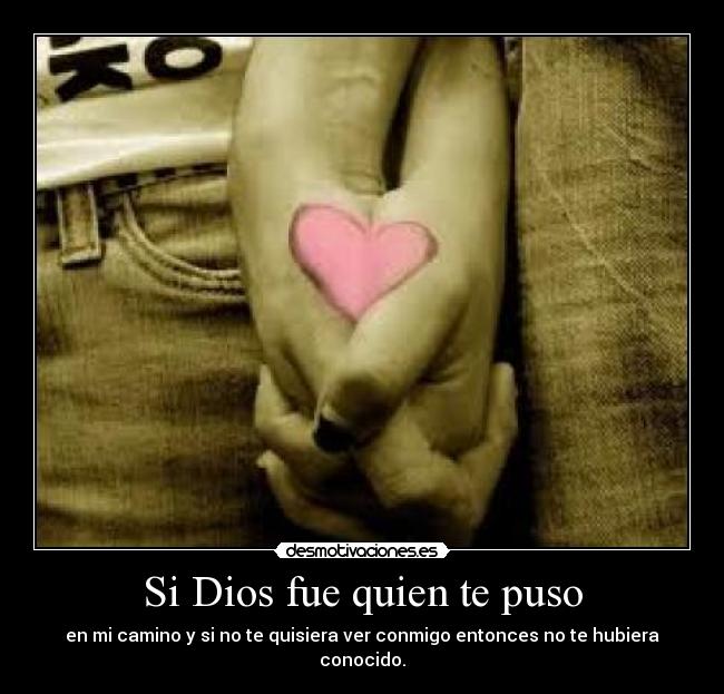 Si Dios fue quien te puso - 