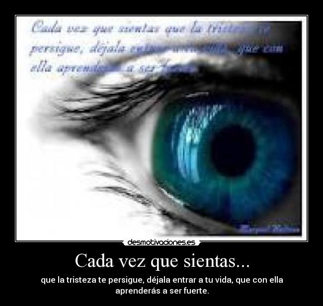 Cada vez que sientas... - 