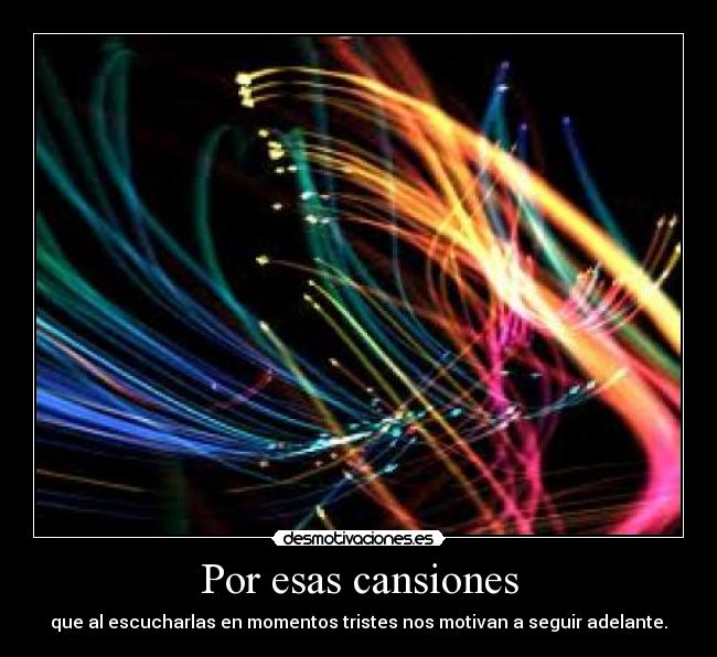 Por esas cansiones -