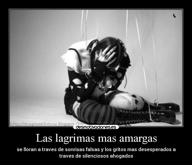 Las lagrimas mas amargas -
