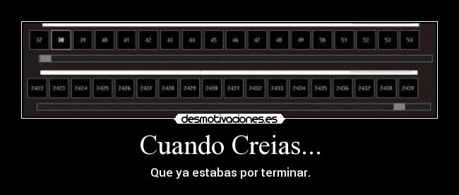 carteles uno dos tres cuatro cinco seis desmotivaciones