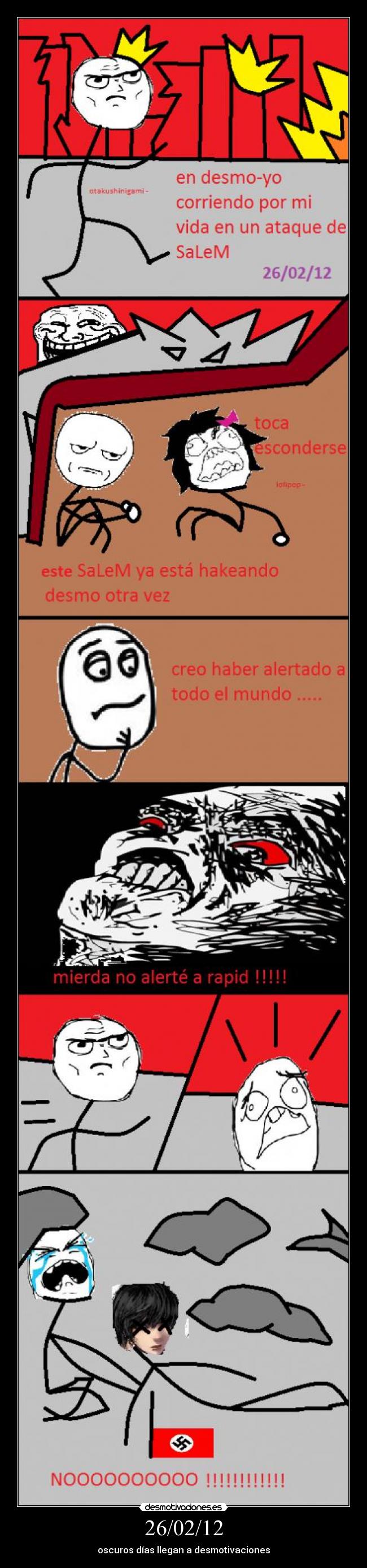 26/02/12 - oscuros días llegan a desmotivaciones