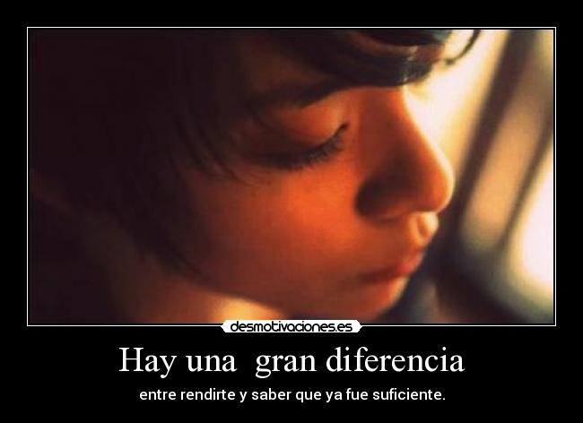 Hay una gran diferencia -