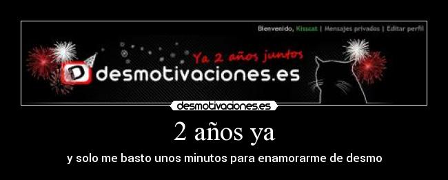 2 años ya -