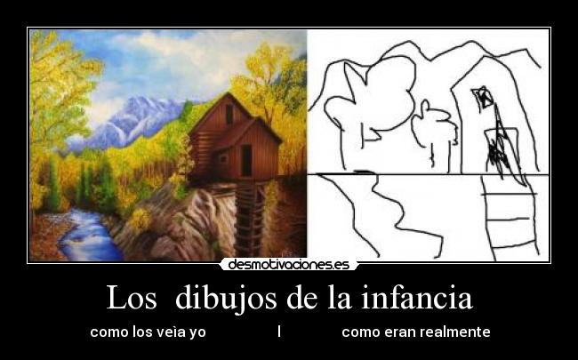 Los dibujos de la infancia -
