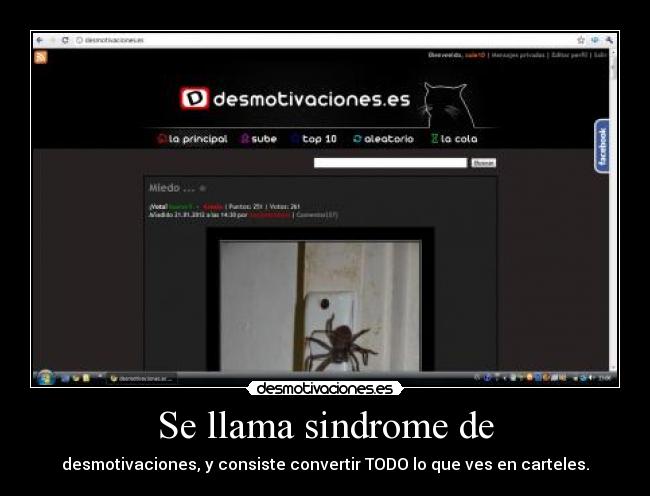 Se llama sindrome de - 