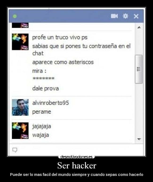 carteles nueva forma hackear facebook desmotivaciones