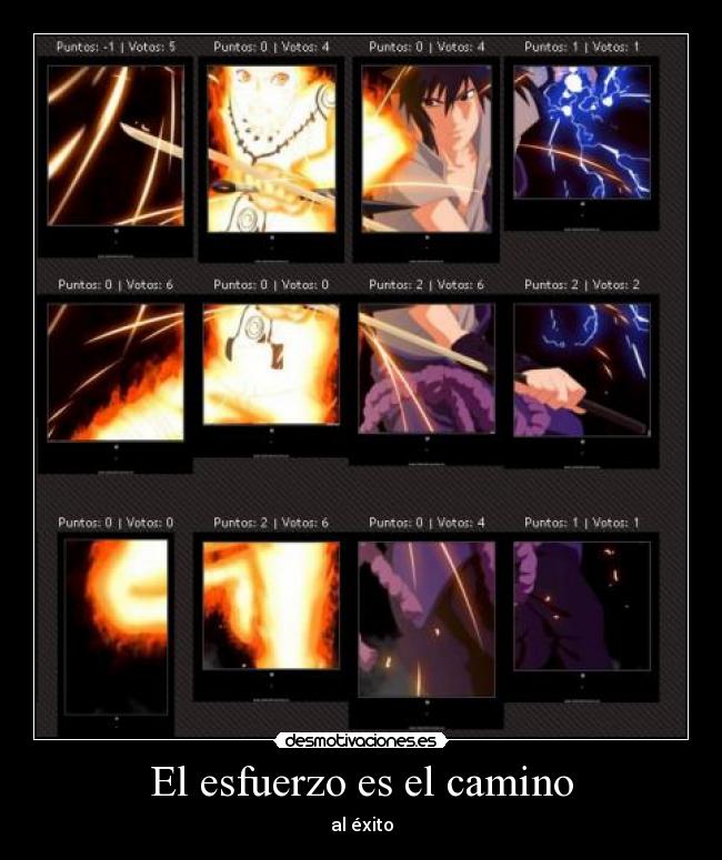 carteles mgacartel naruto sasuke desmotivaciones