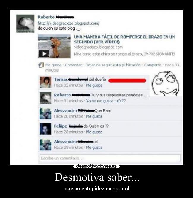 carteles estupidez facebook pendejo desmotivaciones