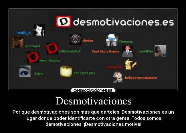 Desmotivaciones -