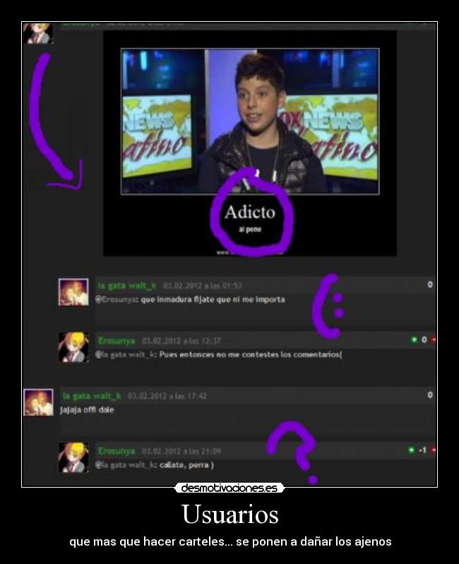 carteles chica con regla tiene problemas desmotivaciones