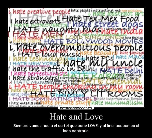 Hate and Love - 
