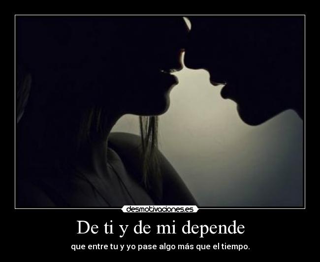 De ti y de mi depende - 