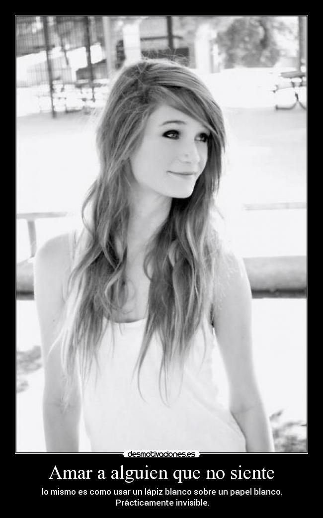 Amar a alguien que no siente -