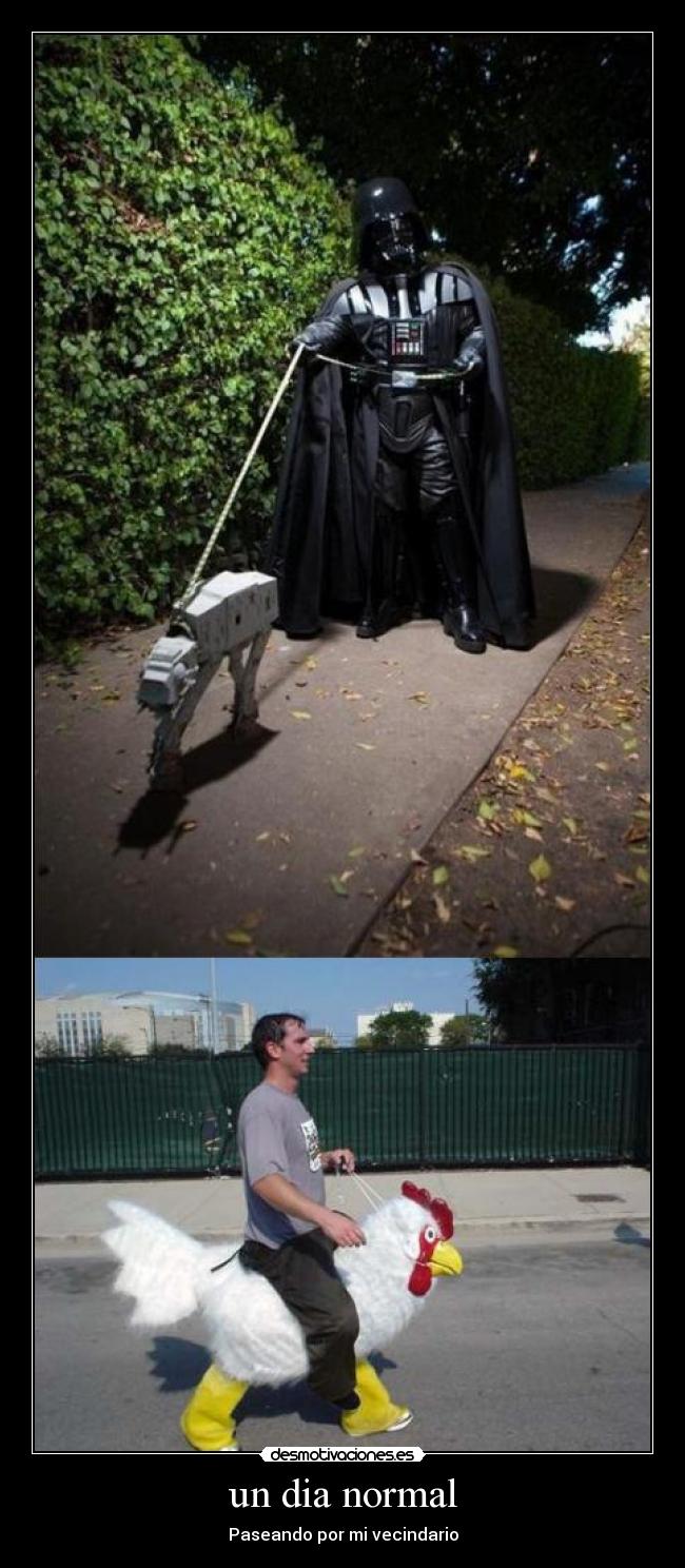 un dia normal - Paseando por mi vecindario