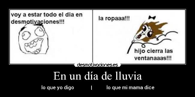 En un día de lluvia -