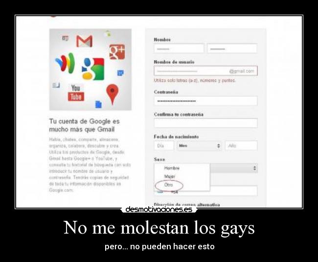 No me molestan los gays -