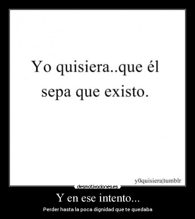 Y en ese intento... - 
