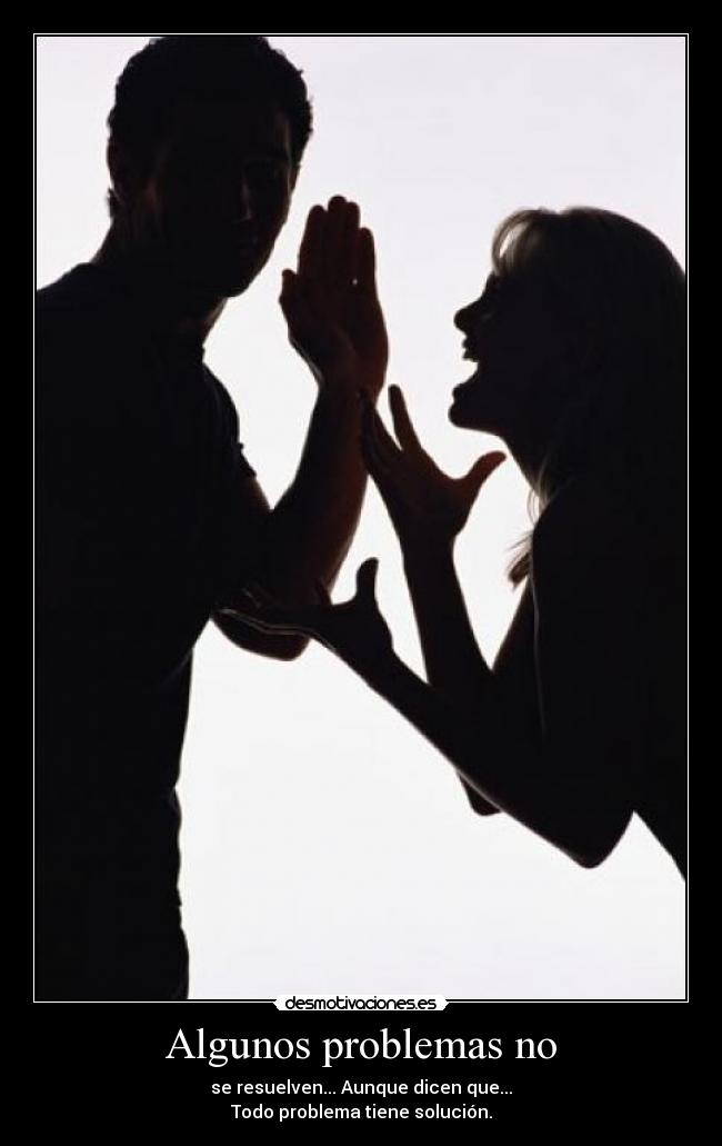 Algunos problemas no -