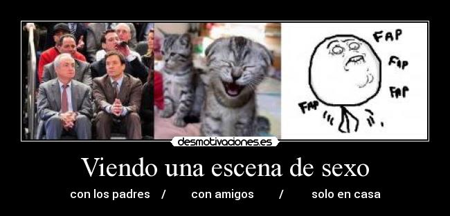Viendo una escena de sexo - 