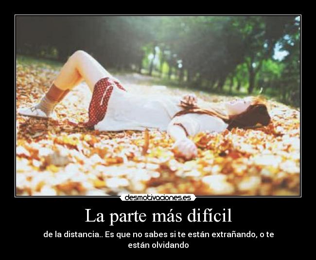 La parte más difícil -