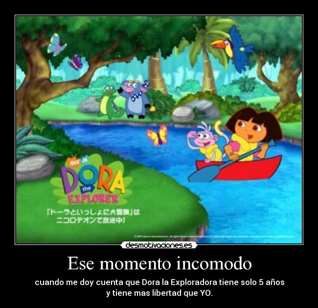Ese momento incomodo -