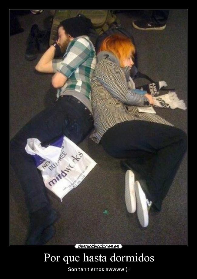 Por que hasta dormidos - Son tan tiernos awwww (=