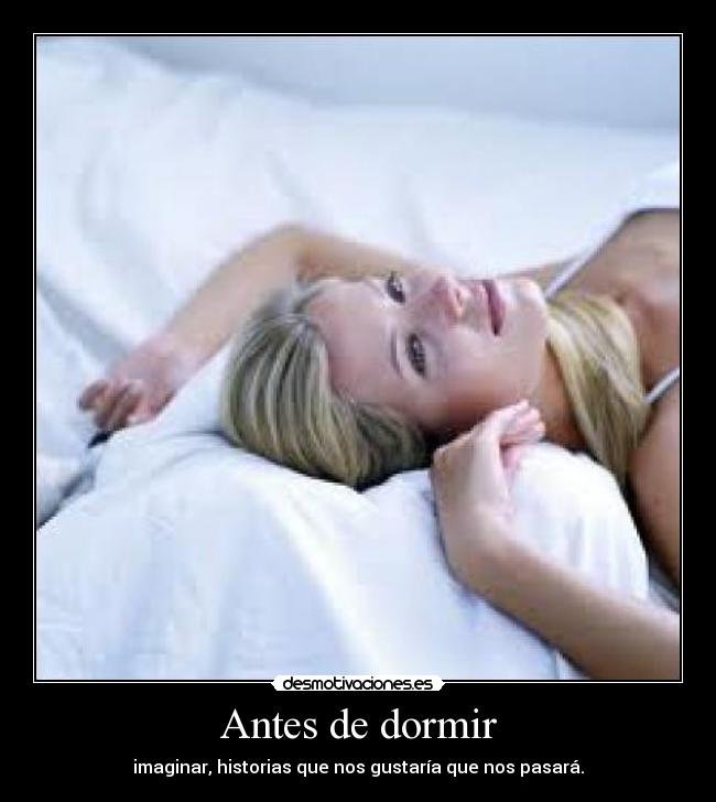 Antes de dormir -