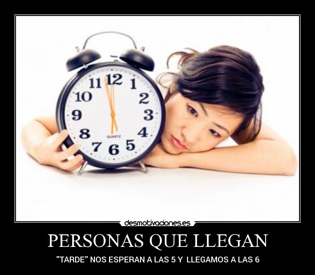 PERSONAS QUE LLEGAN - 