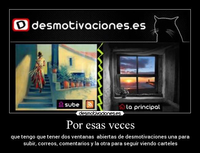 carteles por esas veces desmotivaciones