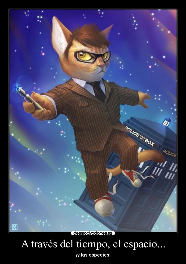 A través del tiempo, el espacio... - ¡y las especies!