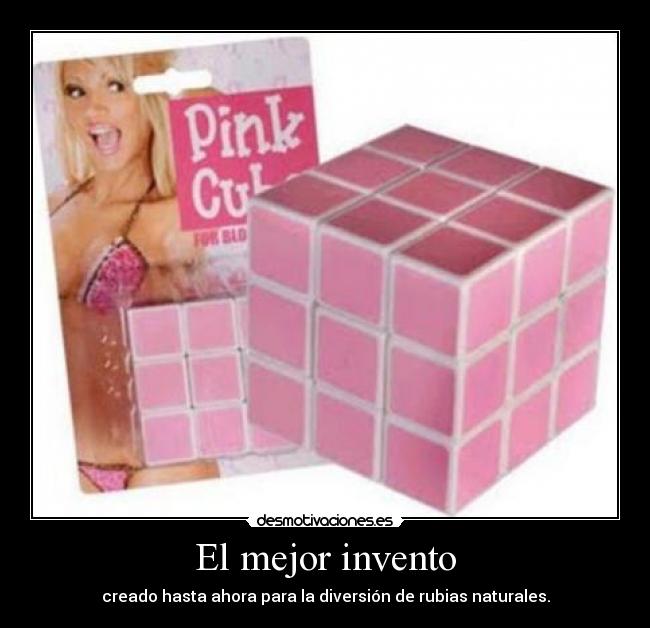 El mejor invento - creado hasta ahora para la diversión de rubias naturales.