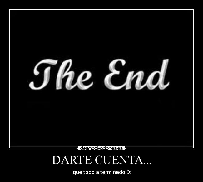 DARTE CUENTA... -