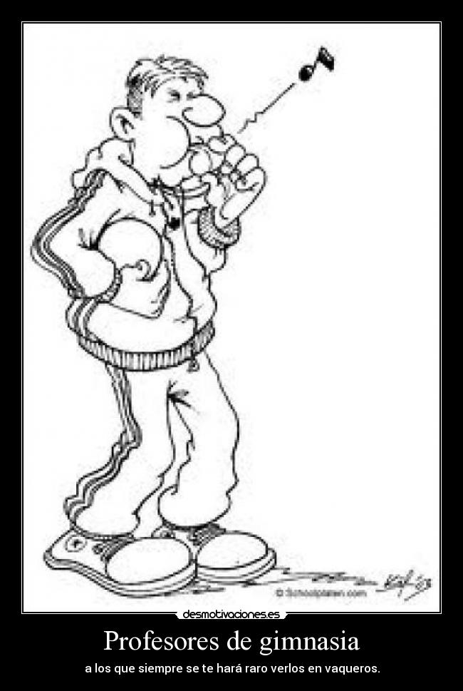 Profesores de gimnasia -