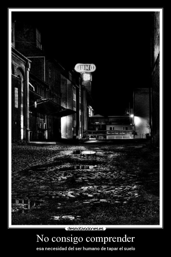 No consigo comprender -